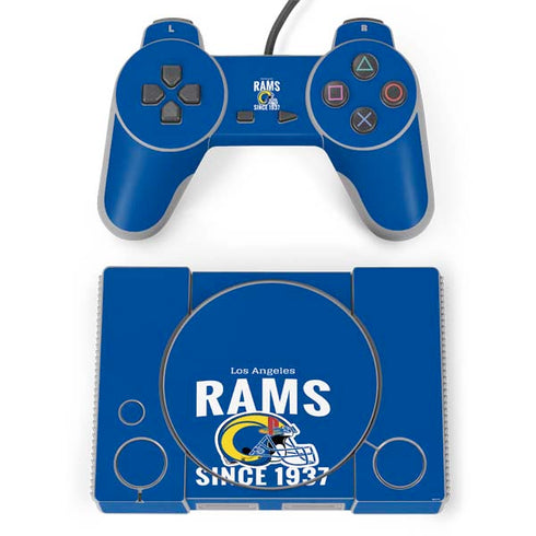 NFL Los Angeles Rams Helmet PlayStation Classic Bundle Skin